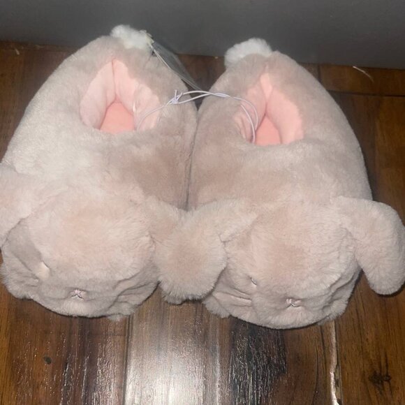 SOLD….Plush Bunny Slippers Cat & Jack kids size small 5/6 NWT - Picture 7 of 7